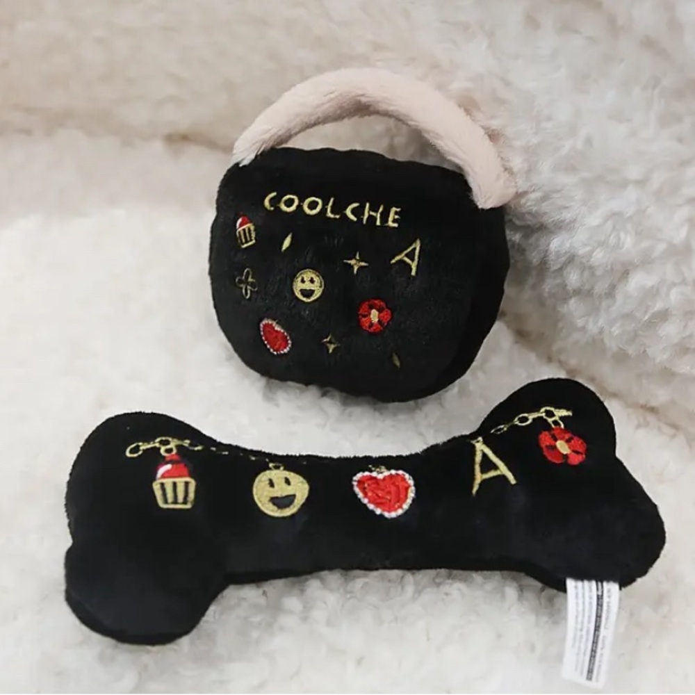 POSH PET TOYS SET OF 2 SQUEAKY TOYS